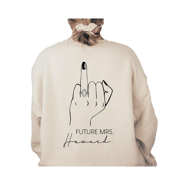 Future Mrs Sweatshirt - Fiancee - Newly Engaged - Engagement Gift