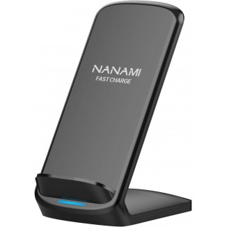 NANAMI Upgraded Fast Wireless Charger,Qi-Certified Wireless Charging Stand