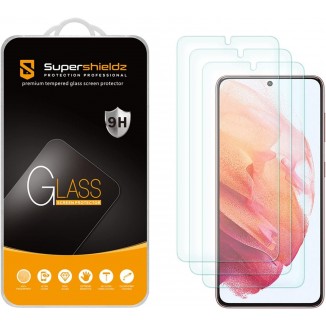 Supershieldz (3 Pack) Designed for Samsung Galaxy S21 5G [Not Fit for Galaxy S21 Ultra] Tempered Glass Screen Protector