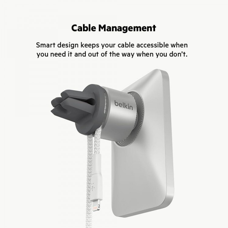 Belkin MagSafe Vent Mount Pro - for Car, Magnetic Phone Holder Compatible with iPhone 15, iPhone 15 Pro