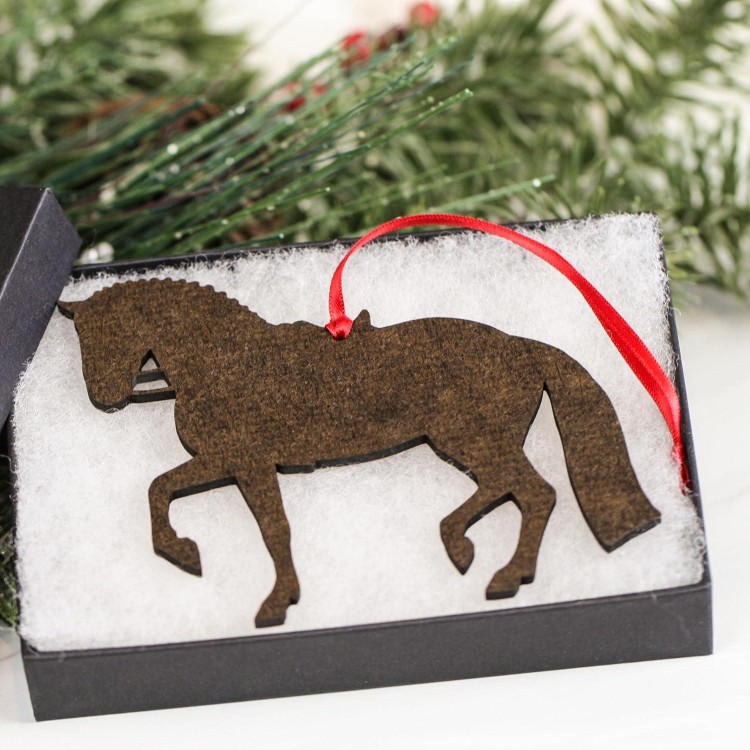 Dressage Horse Christmas Ornaments, Horse Gifts for Women