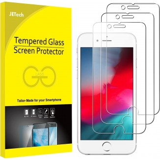 JETech 3-Pack Screen Protector for iPhone SE 3/2 (2022/2020 Edition), iPhone 8, iPhone 7, iPhone 6s, and iPhone 6