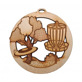 Personalized Disc Golf Ornament | Frisbee Golf Gifts for Him or Her