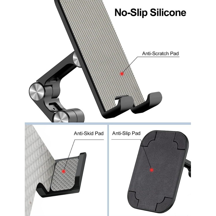 OCYCLONE Phone Stand, Adjustable Height and Angle Cell Phone Stand