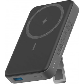 Anker Magnetic Battery, 10,000mAh Foldable Wireless Portable Charger with Stand, 20W USB-C Power Delivery