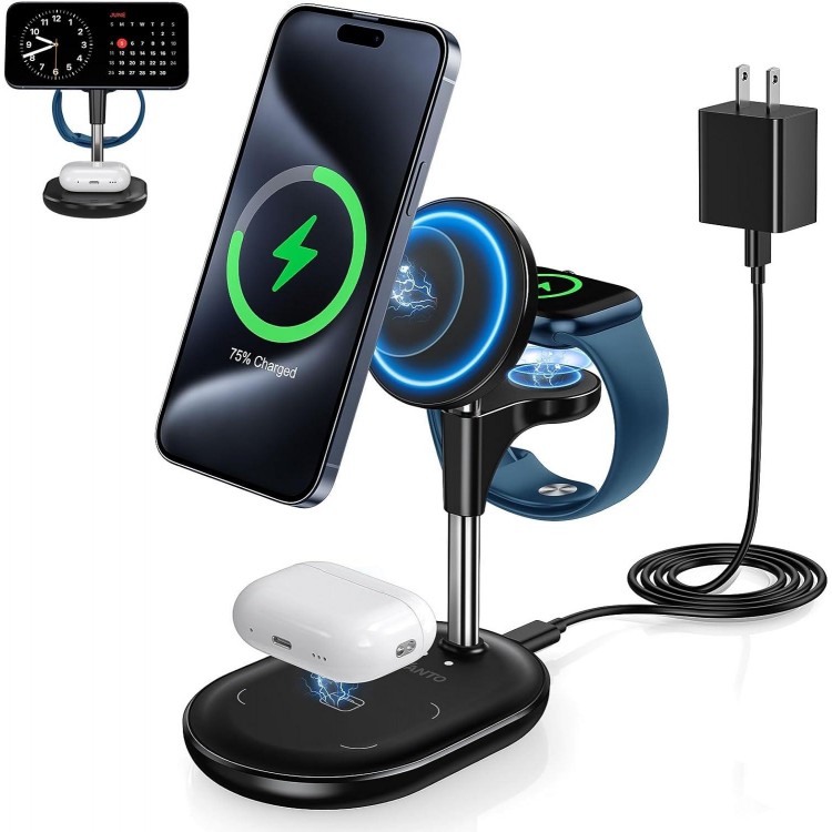 3 in 1 Wireless Charging Station for Apple MagSafe Charger