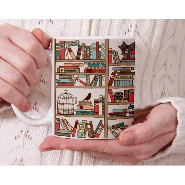 Book Coffee Mug, Book Lover Gift, Bookish Gifts, Librarian Mug