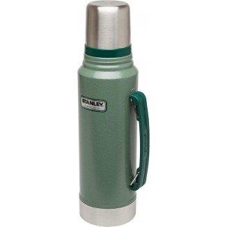 Stanley Classic Vacuum Insulated Wide Mouth Bottle - BPA-Free 18/8 Stainless Steel Thermos for Cold & Hot Beverages – Keeps Liquid Hot or Cold for Up to 24 Hours