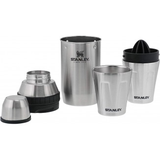Stanley The Happy Hour Cocktail Shaker Set 20OZ - Stainless Steel Bartender Kit for Mixing Perfect Cocktails at Home or Parties