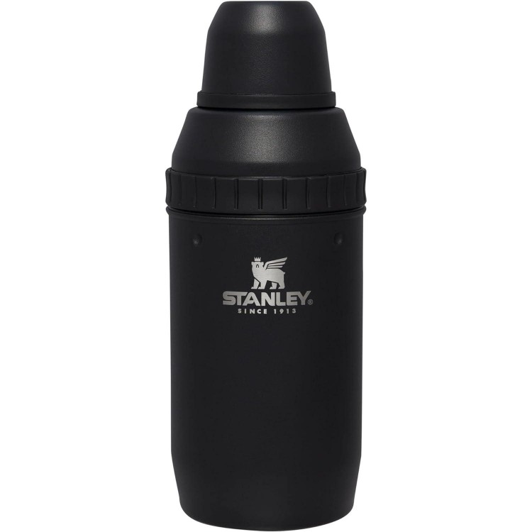 Stanley Adventure Happy Hour Cocktail Shaker Set 20oz + Two 7oz Cups Matte Black