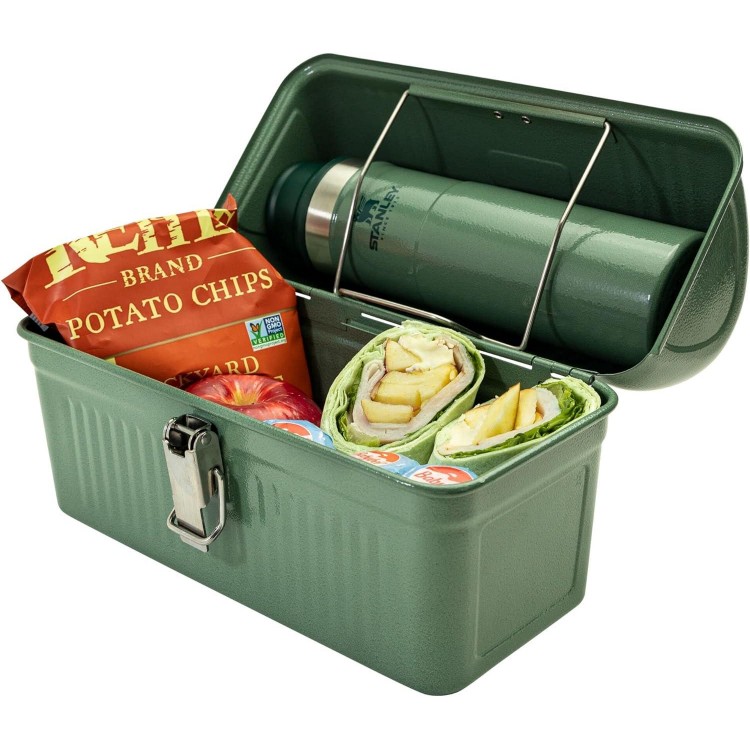 Stanley Classic Lunch Box, Hammer Tone Green, 5.5-Quart