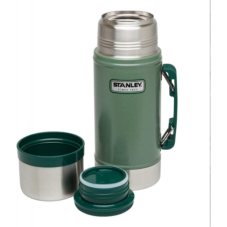 Stanley Classic Vacuum Food Jar 24oz Hammertone Green