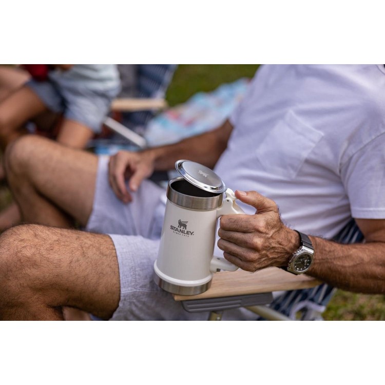 Stanley Classic Beer Stein with Bottle Opener, 24 oz Insulated Beer Party Mug and Tumbler