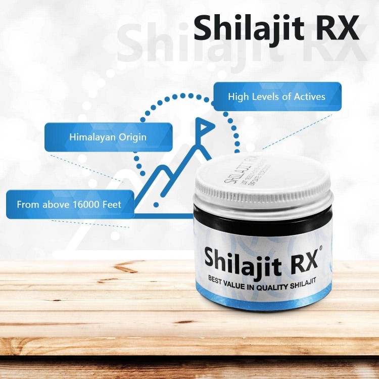 Shilajit RX Natural Pure Himalayan Resin.Authentic Quality Fulvic Acid