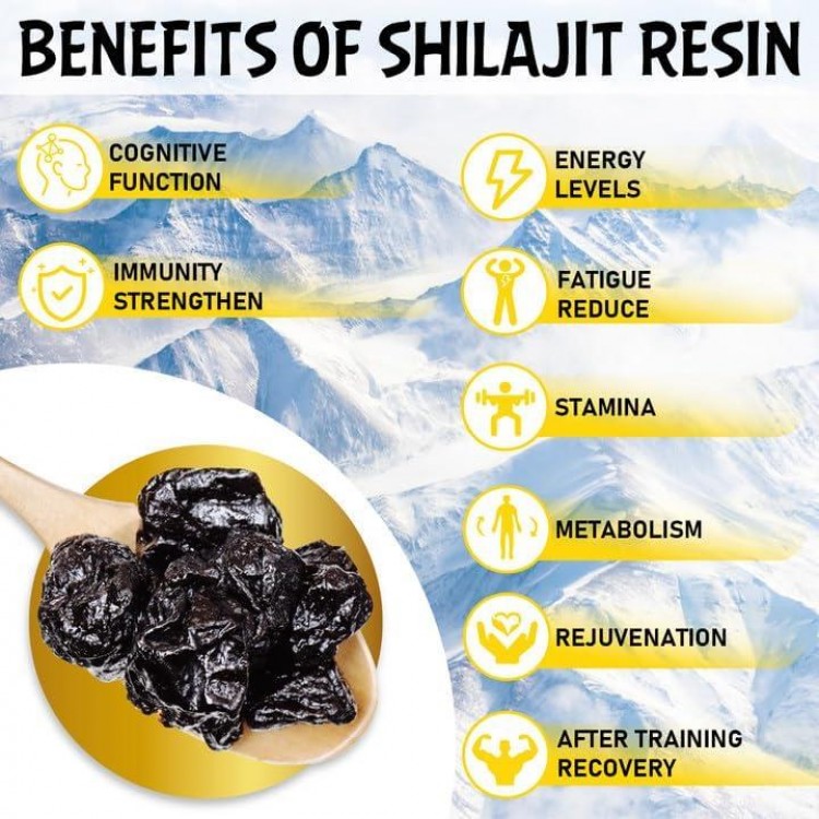 Shilajit Pure Himalayan Organic Maximum Potency Shilajit Resin