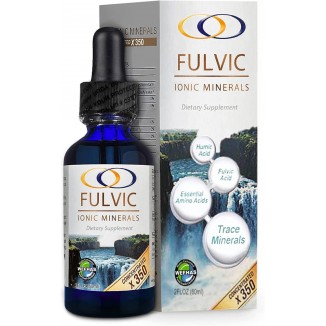 Optimally Organic Water Extracted Fulvic Ionic Minerals-Trace Minerals