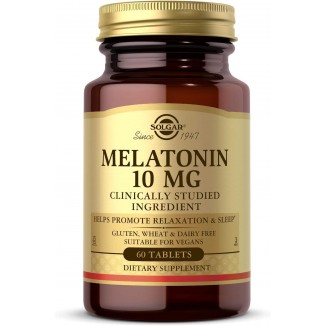 Solgar Melatonin 10mg, High-Dosage - Helps Promote Relaxation & Sleep