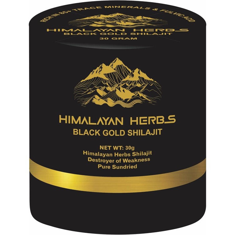 HIMALAYAN HERBS Shilajit Resin, Best Shilajit Pure Himalayan Organic