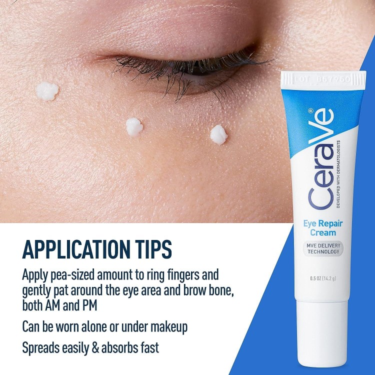 CeraVe Eye Repair Cream|Under Eye Cream for Dark Circles and Puffiness