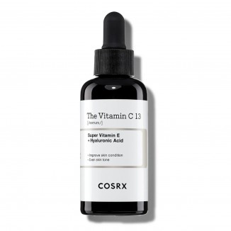 Pure Vitamin C 13% Serum with Vitamin E & Hyaluronic Acid, Brightening