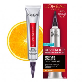 L'Oreal Paris Revitalift 10% Pure Vitamin C Face Serum, Brighter Skin