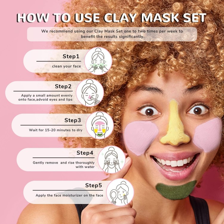 ANAI RUI Facial Mask Skincare for Deep Cleansing,Purify Pores SPA Mask