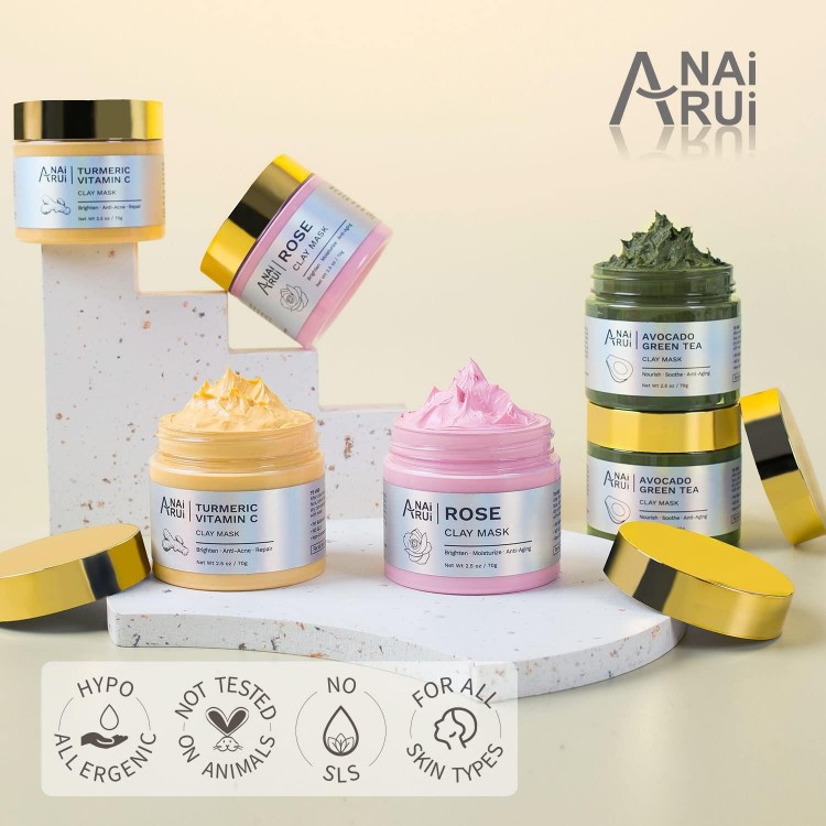 ANAI RUI Facial Mask Skincare for Deep Cleansing,Purify Pores SPA Mask