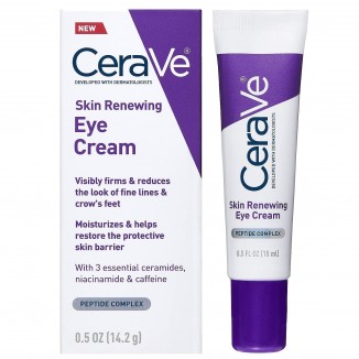 CeraVe Eye Cream for Wrinkles | Under Eye Cream with Caffeine,Peptides