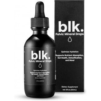 blk. PH 8+ Natural Mineral Alkaline Water Drops Electrolyte Infused