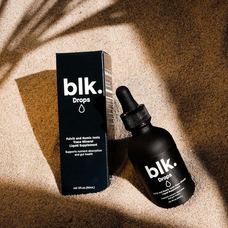 blk. PH 8+ Natural Mineral Alkaline Water Drops Electrolyte Infused