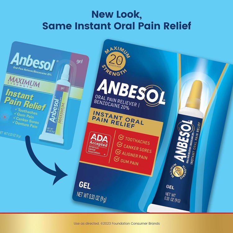 Anbesol Maximum Strength Oral Pain Relief Gel