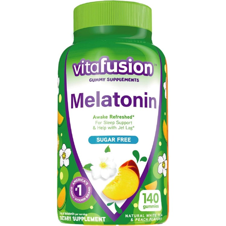 Vitafusion Melatonin Gummy Vitamins, 140 Count (Pack of 1)