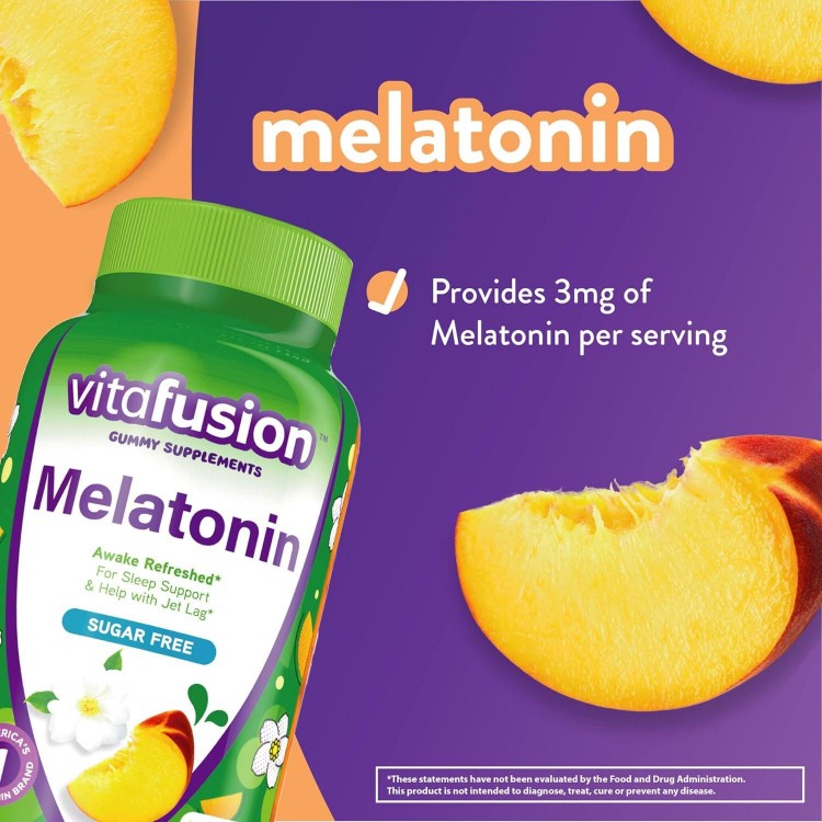 Vitafusion Melatonin Gummy Vitamins, 140 Count (Pack of 1)
