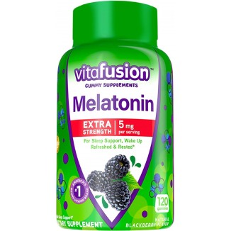 Vitafusion Extra Strength Melatonin Gummy Vitamins, 5mg, 120 ct Gummies