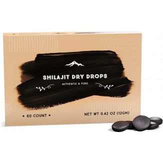 Pure Himalayan Shilajit Dry Drops - Rich in Natural Fulvic Acid