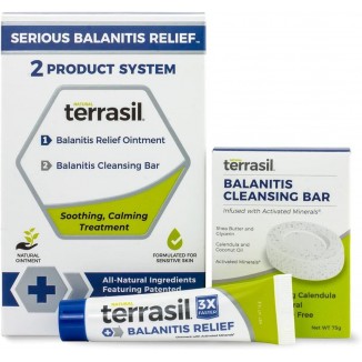 Balanitis Treatment 2-Product Ointment and Cleansing Bar System