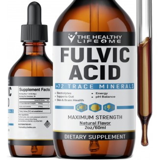 Liquid Fulvic Acid + 72 Trace Minerals | Digestion | Hydration Energy
