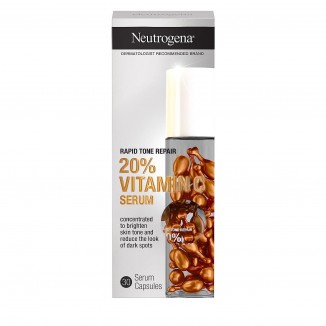 Neutrogena Rapid Tone Repair 20% Vitamin C Brightening Serum Capsules