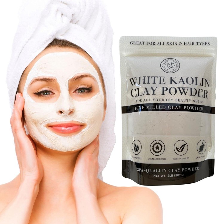 Natural White Kaolin Clay Powder–Bath Bomb, Makeup, Lotion & Gardening