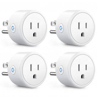 Aoycocr Smart Plugs That Work with Alexa Echo Google Home for Voice Control, Smart Home Mini WiFi Outlet