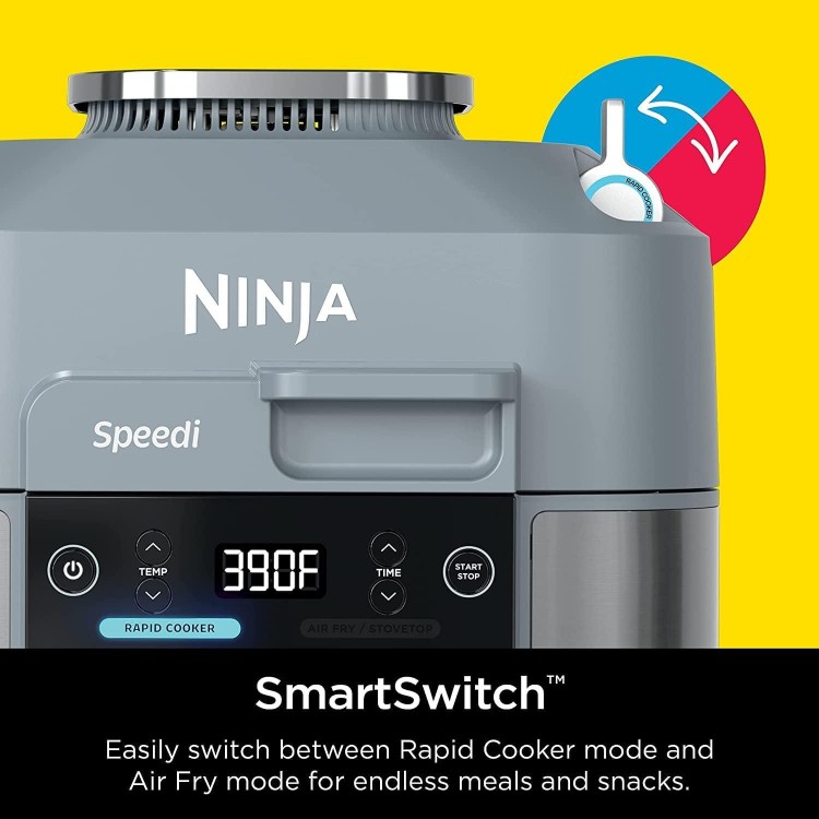 Ninja SF301 Speedi Rapid Cooker & Air Fryer, 6-Quart Capacity