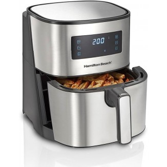 Hamilton Beach 5.8 Quart Digital Air Fryer Oven with 8 Presets