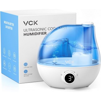 Humidifiers VCK 2.3L Ultrasonic Cool Mist Quiet Air Humidifier