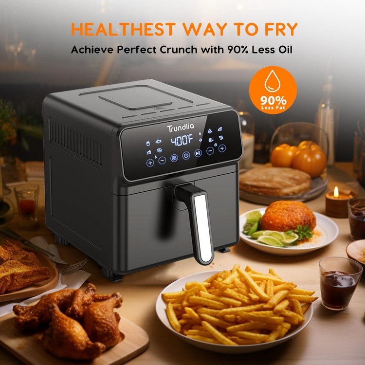 8-in-1 Air fryer 6.3-Quart Metal Smart Combo Oven 1500W Air Fryer oven