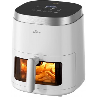 Bear Air Fryer, 5.3Qt for Quick and Oil-Free Healthy Meals