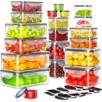 40 PCS Food Storage Containers with Lids Airtight