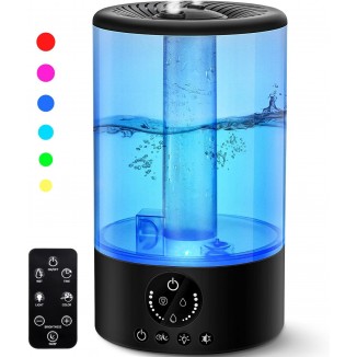 Humidifiers for Bedroom, Mikikin 3L Large Cool Mist Upgraded Humidifier