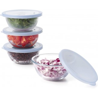 OXO Good Grips 8-Piece Glass Prep Bowl Set, 295 milliliters