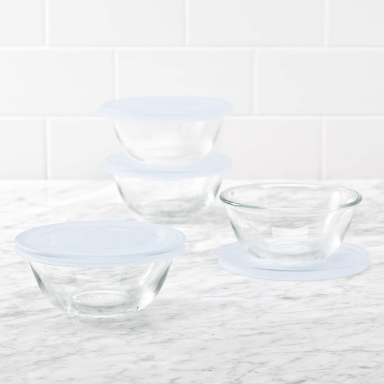 OXO Good Grips 8-Piece Glass Prep Bowl Set, 295 milliliters