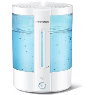 MAPOOR Humidifiers for Bedroom, 3L Ultrasonic Cool Mist Humidifier